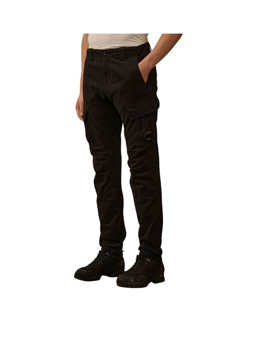 PANTALONI CARGO ERGONOMICI IN RASO ELASTICIZZATO C.P. COMPANY | RFCMPA731A 005529G999